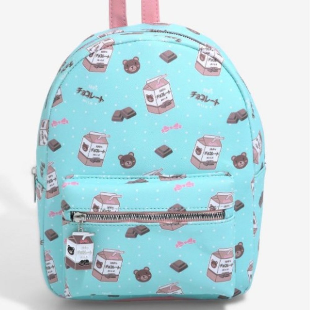 Teddy Bear Chocolate Milk Mini Backpack